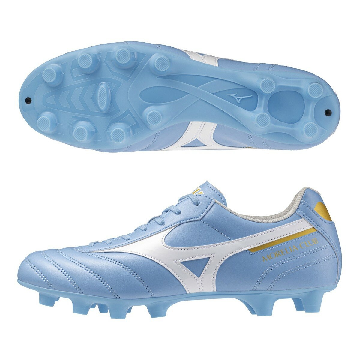 Mizuno 男足球鞋 MORELIA ll CLUB P1GA260825 藍+白
