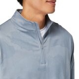Kirkland Signature 科克蘭 1/4 拉鍊長袖衣 迷彩灰 L
