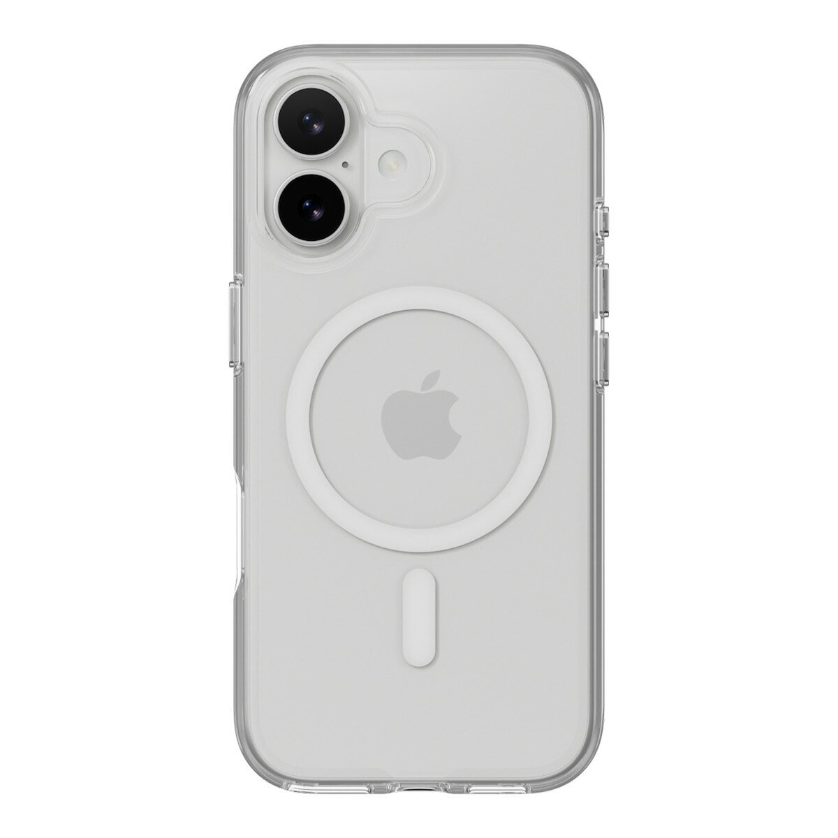 MAGEASY Bright M 不發黃軍規磁吸透明殼 iPhone 17 (白磁圈) + 鏡頭保護貼Lenz(銀色) + Vetro 9H 鋼化玻璃保護膜