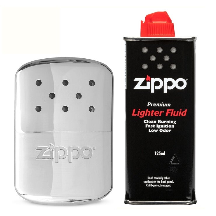 ZIPPO 暖手爐 + 打火機油 125ml