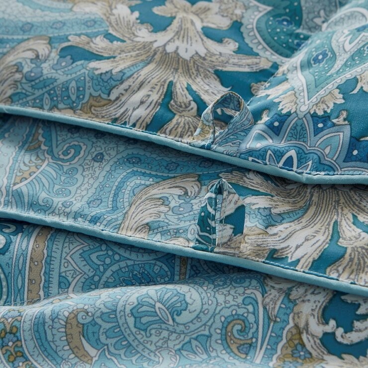 Hotel Grand 雙人白鵝絨可水洗子母被 180公分 X 210公分 藍