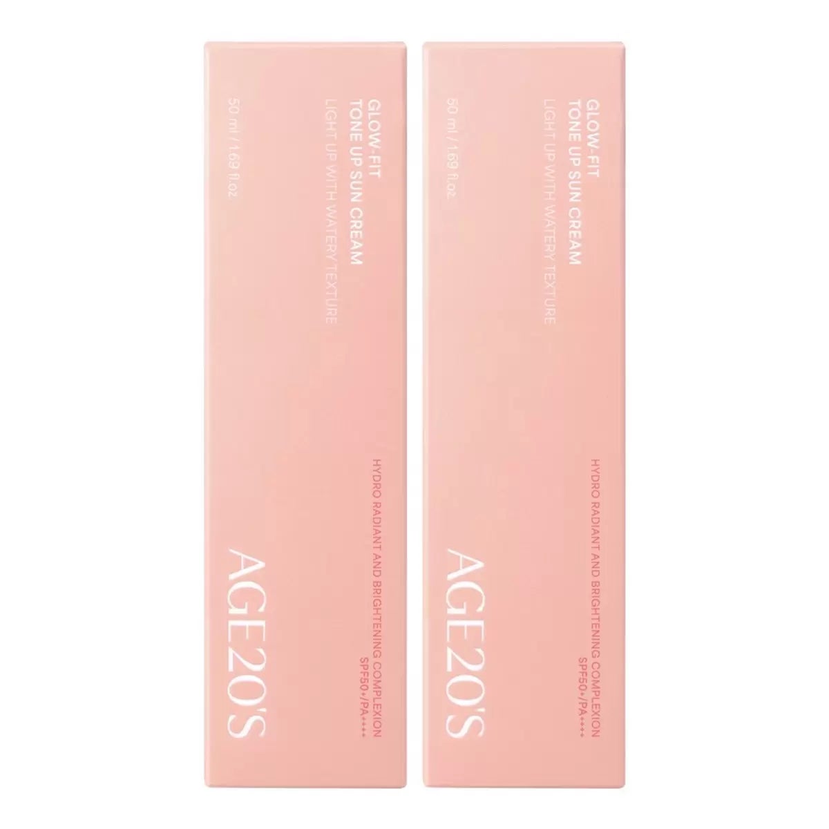 AGE20's 清透光潤色素顏霜 50毫升 X 2入 SPF50+/PA++++ 商品圖 1