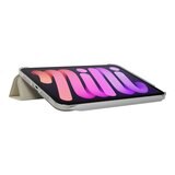 MAGEASY Facet 全方位支架透明背蓋保護套 iPad mini 7 2024 / A17 Pro / iPad mini 6 2021 星光白