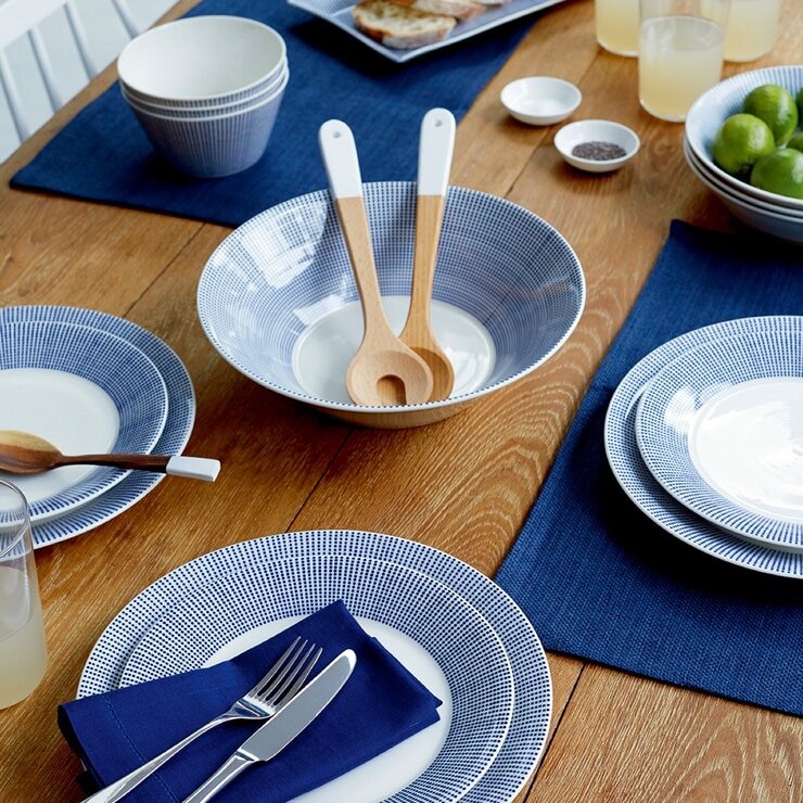 皇家道爾頓 海洋沙紋系列 餐具 X 5件組