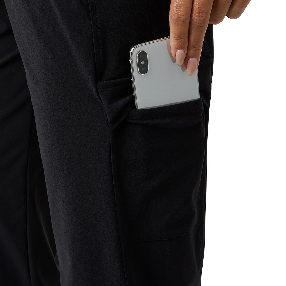 32 Degrees 女束口長褲 黑