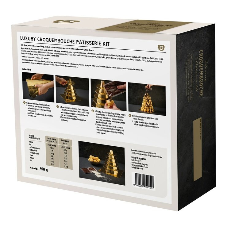 Van Diermen 冷凍迷你泡芙塔 890公克