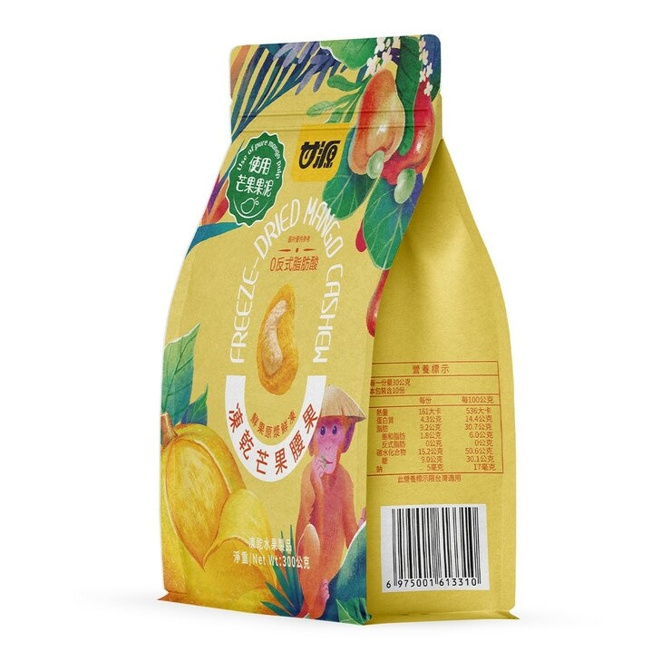 甘源 凍乾芒果腰果 300 公克