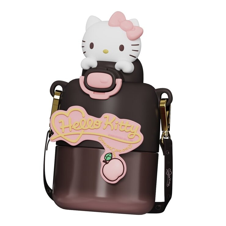 三麗鷗 兒童不鏽鋼保冷保溫瓶 430毫升 Hello Kitty