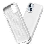 犀牛盾 iPhone 15 Plus SolidSuit MagSafe 兼容 經典防摔手機殼 + 9H 抗藍光鋼化玻璃保護貼 經典白