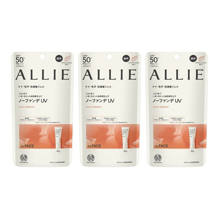 ALLIE 持采濾鏡調色UV防曬乳 40公克 X 3入