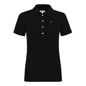 Tommy Hilfiger 女短袖Polo衫 黑 S
