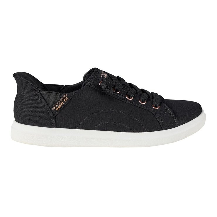 Skechers 女休閒鞋 US 6 黑