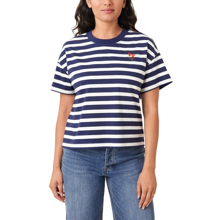 Scotch & Soda 女圓領短袖上衣