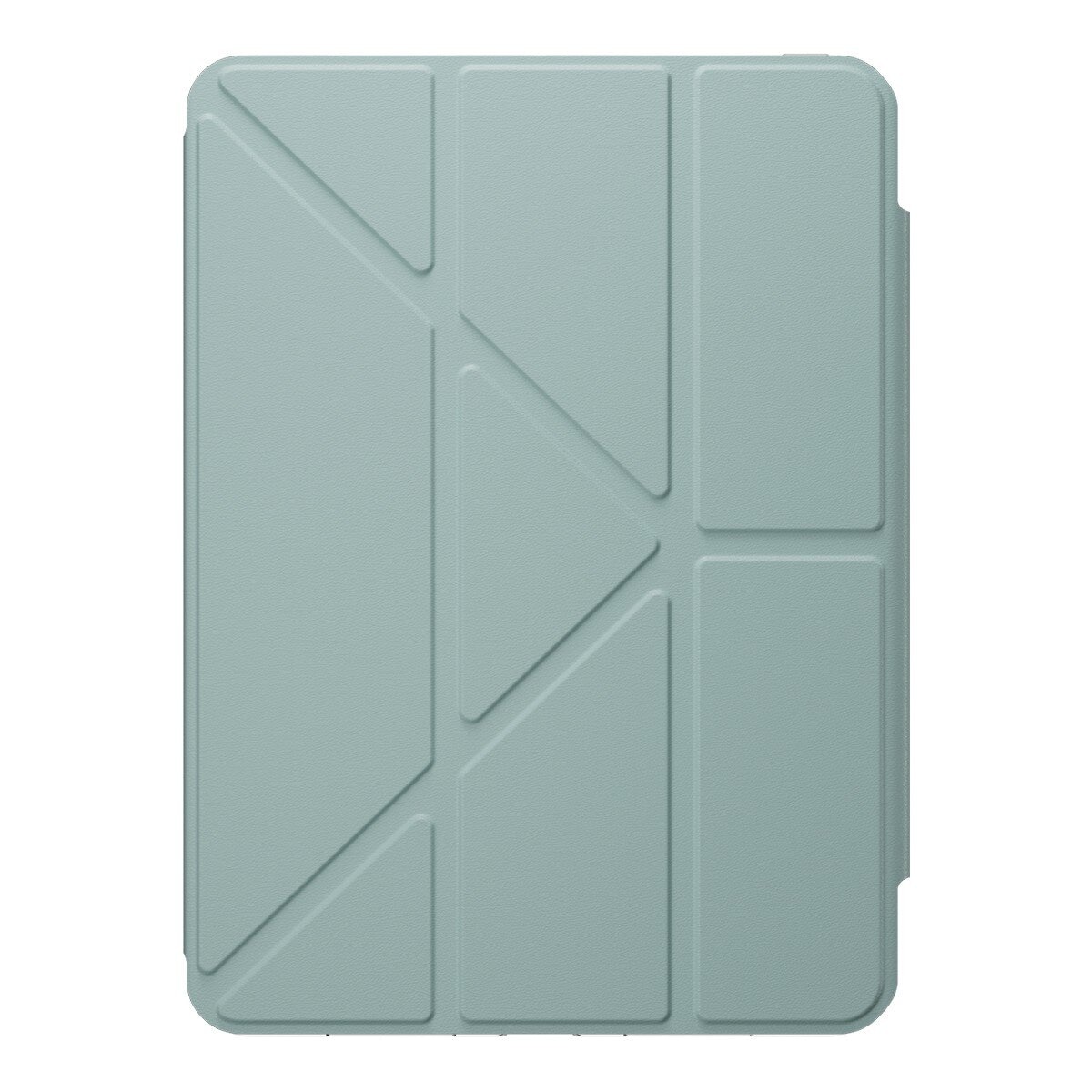 MAGEASY Facet 全方位支架透明背蓋保護套 適用於 2024 iPad Air 13吋 2025 M3 / 2024 M2 寧靜藍