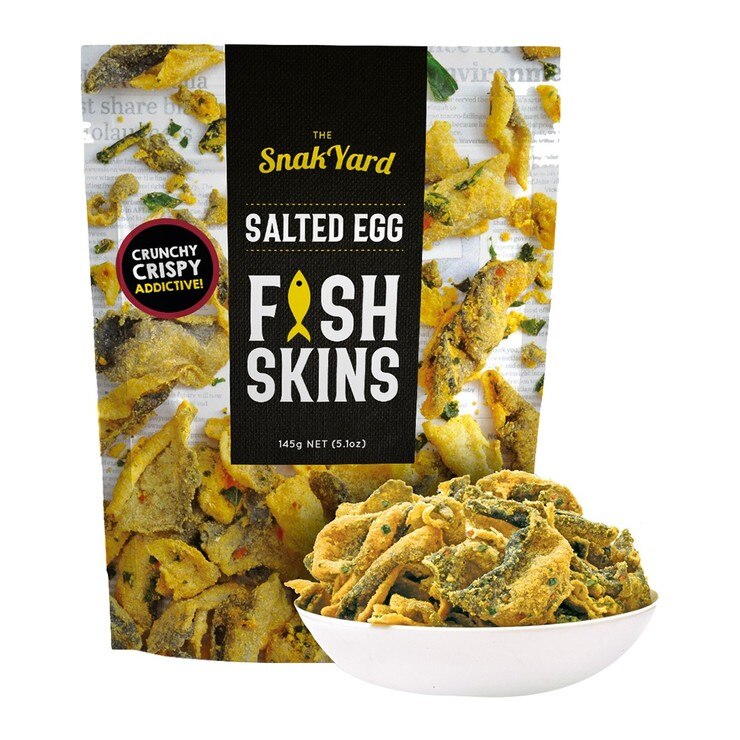 鹹蛋黃魚皮脆片