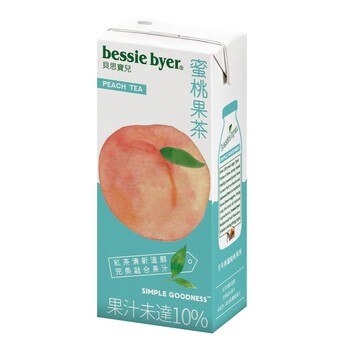 Bessie Byer 貝思寶兒 蜜桃果茶 330毫升 X 24入 Bessie Byer 貝思寶兒 蜜桃果茶 330毫升 X 24入
