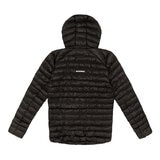 MAMMUT 男防潑水連帽化纖外套 黑