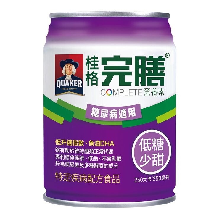 Quaker Enhanced Diabetic 250 ml X 28-Cans + 360 g X 1-Bottle