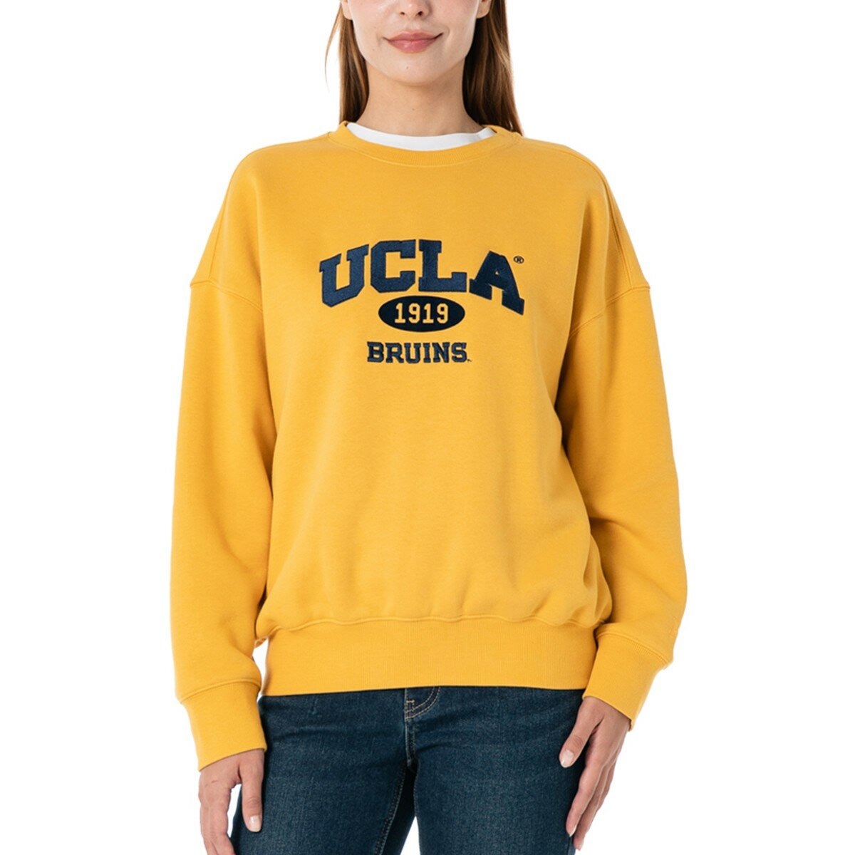 UCLA 女圓領長袖上衣