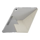 MAGEASY Facet 全方位支架透明背蓋保護套 適用於 2024 iPad Air 13吋 2025 M3 / 2024 M2 星光白