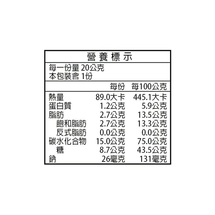 老舊金山 拿鐵咖啡原味 20公克 X 125入