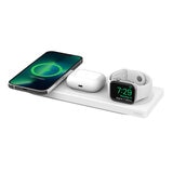 Belkin BOOST CHARGE PRO 三合一無線充電板 支援 MagSafe 白