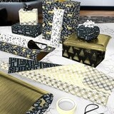 科克蘭 雙面包裝紙 金色