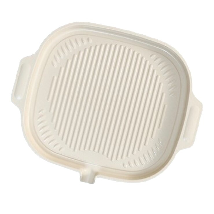 CHEFWAY 陶瓷不沾塗層萬用IH雙耳烤盤 32公分 象牙白