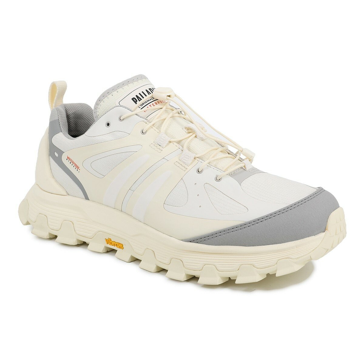 Palladium 女鯊齒鞋 米白