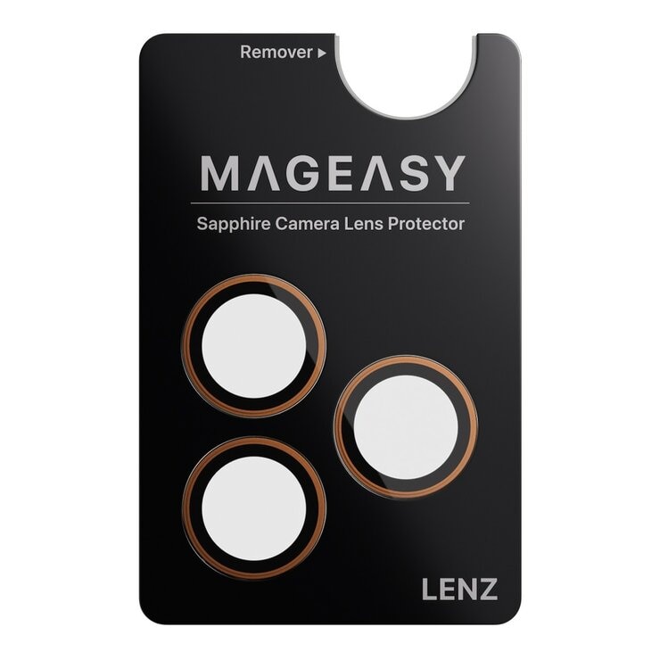 MAGEASY Bright M 不發黃軍規磁吸透明殼 iPhone 17 Pro Max(迷霧磁圈) + 鏡頭保護貼Lenz(珊瑚) + Vetro 9H 鋼化玻璃保護膜