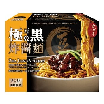 金博家 極黑豆乾炸醬麵 160公克 X 8入