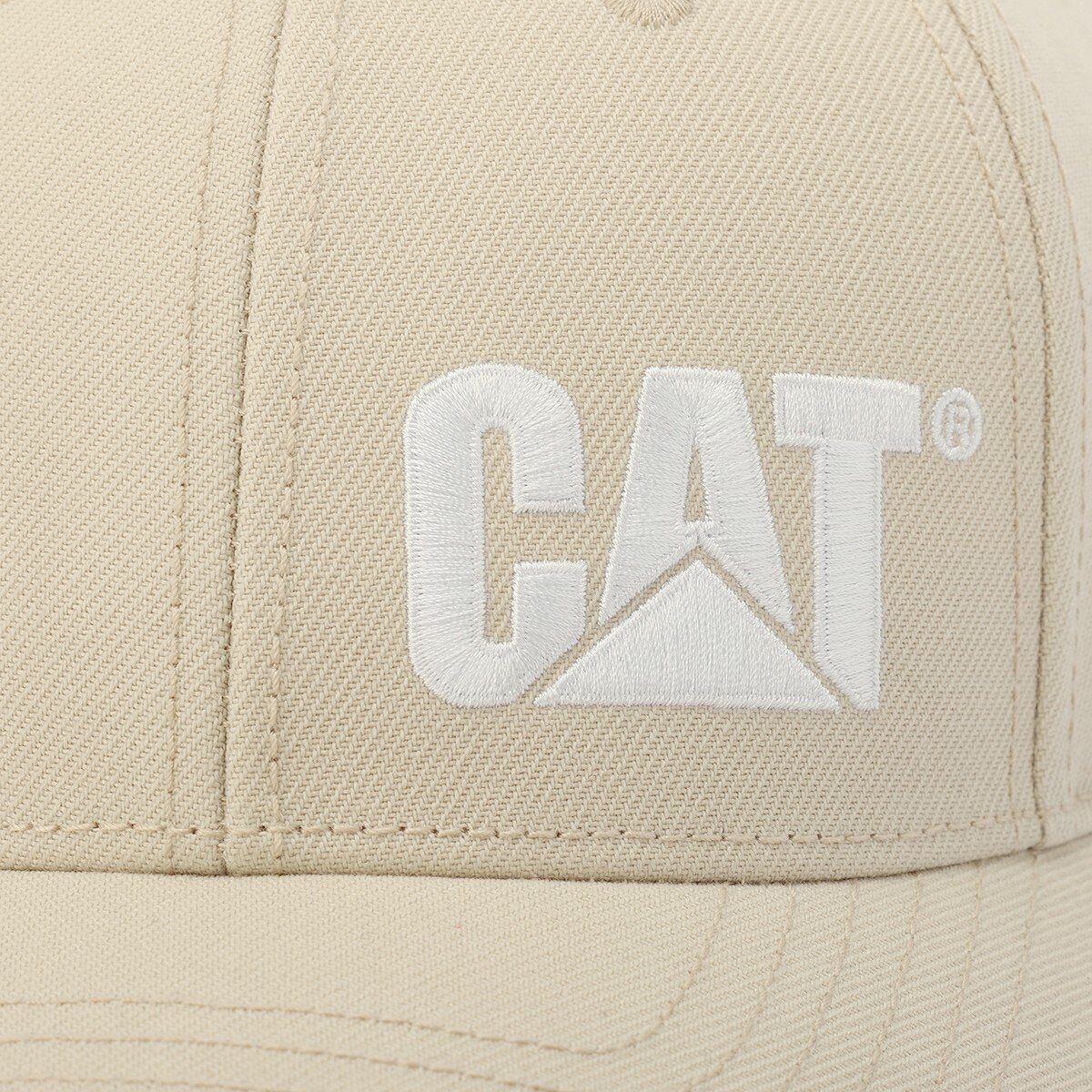 Caterpillar 棒球帽 白 Caterpillar 棒球帽 白