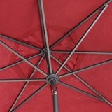 Sunvilla 10呎 戶外遮陽傘 紅色