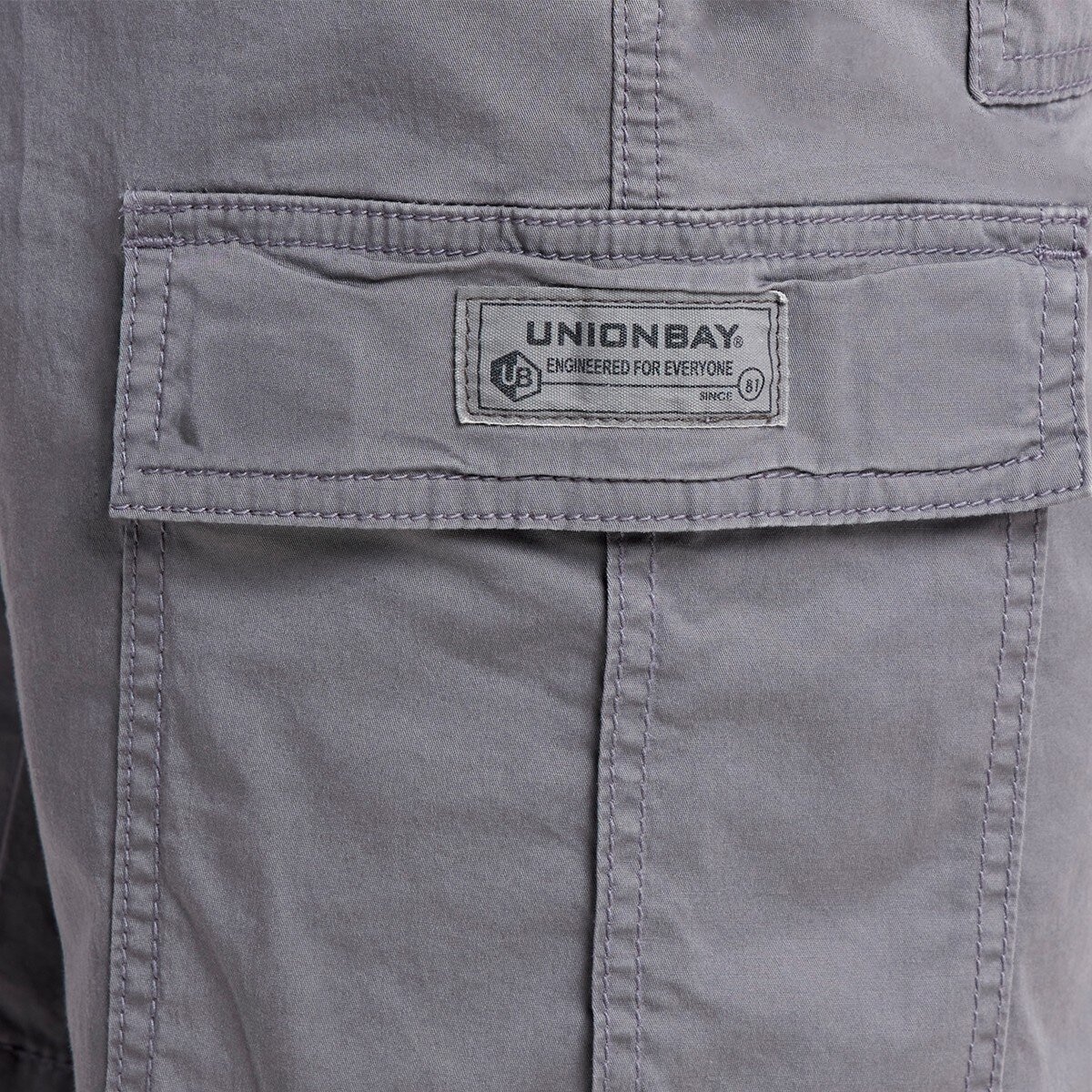 Unionbay 男工裝短褲 灰色