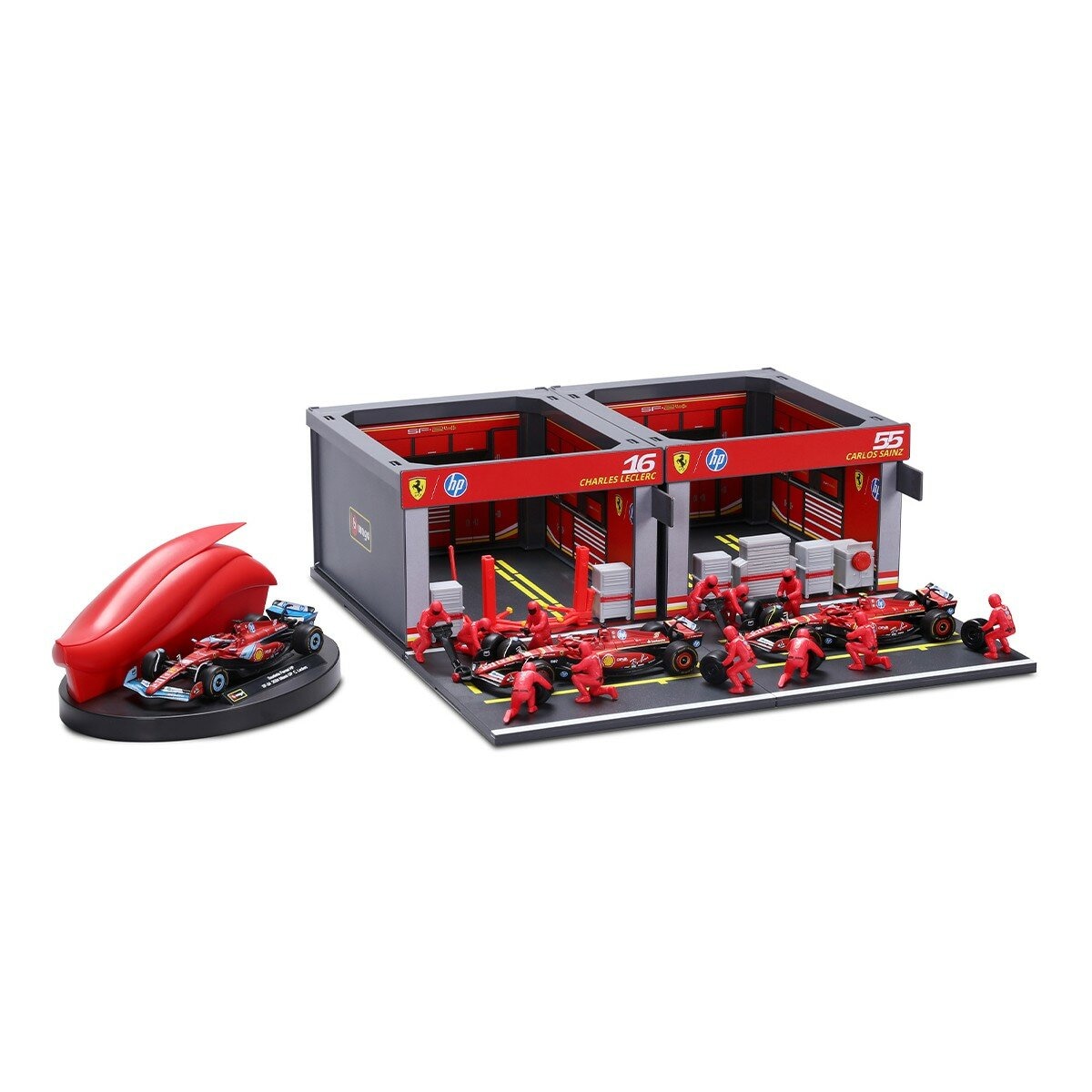 Bburago 1:43 賽車維修中心 Ferrari / 3歲以上 Bburago 1:43 賽車維修中心 Ferrari / 3歲以上