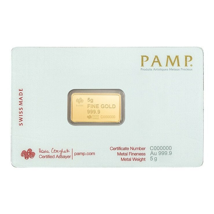 PAMP 美國白頭鷹 黃金條塊 999.9純金 5公克