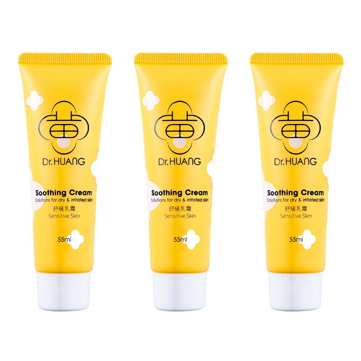 Dr.HUANG 舒緩乳霜 55毫升 X 3入