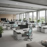 ERGOKING S5 人體工學椅 灰框藍網