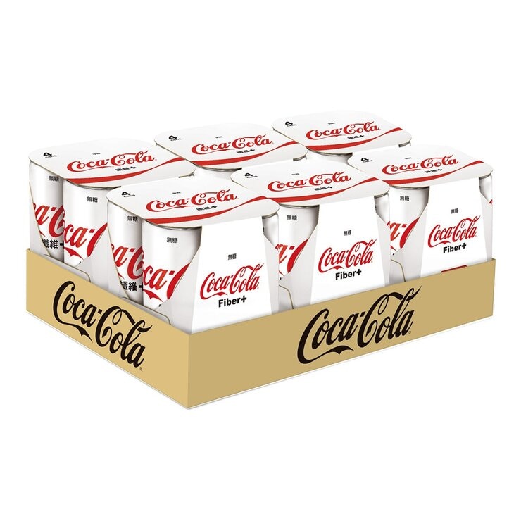 可口可樂 纖維 + 易開罐 330毫升 X 24入