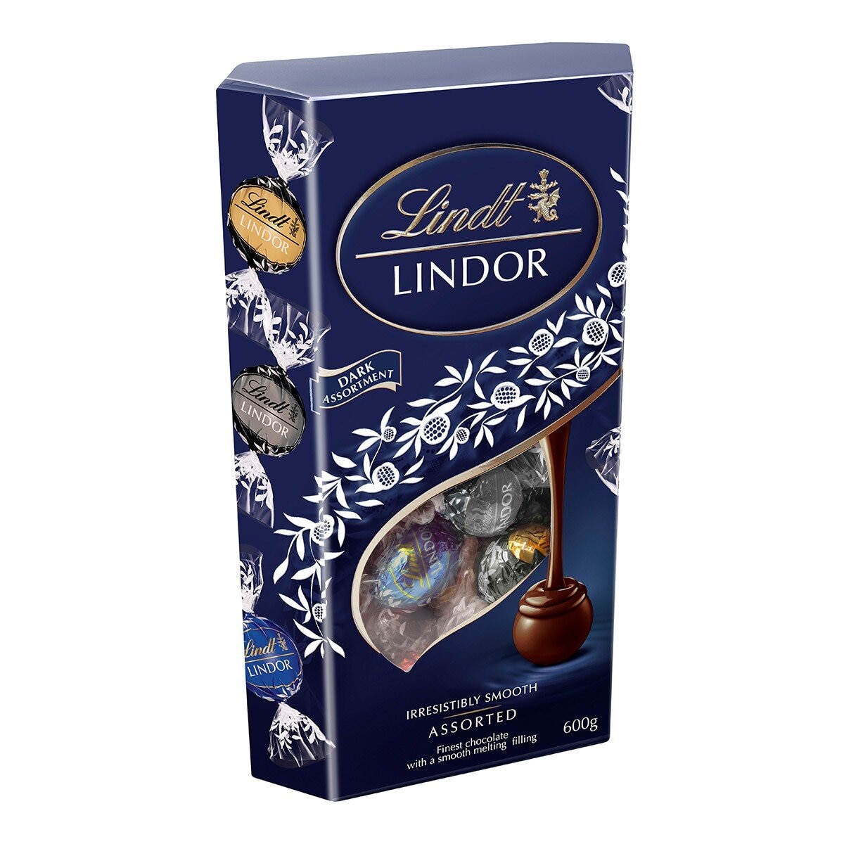 LINDT 軟心夾餡綜合黑巧克力 600公克 LINDT 軟心夾餡綜合黑巧克力 600公克