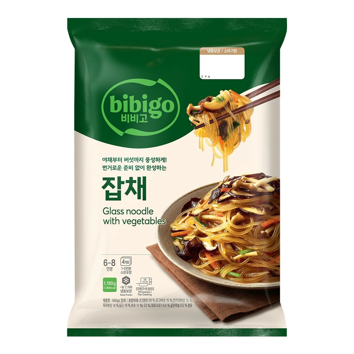 CJ 冷凍韓式雜菜拌粉絲 295公克 X 4入