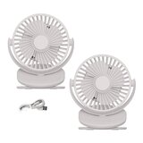 艾美特 USB 桌/夾式充電風扇 2入組 UD703S