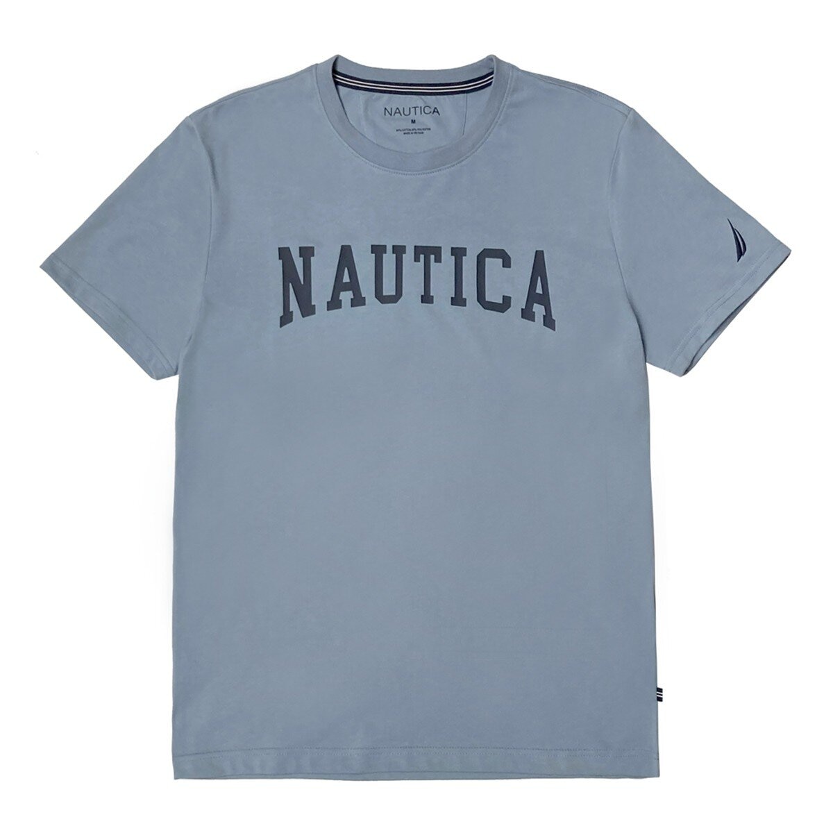 Nautica 男短袖印花上衣 藍色