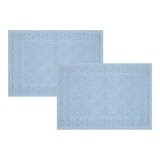 Riviera Home 純棉浴室地墊 2入組 40 X 60 公分 藍 Riviera Home 純棉浴室地墊 2入組 40 X 60 公分 藍