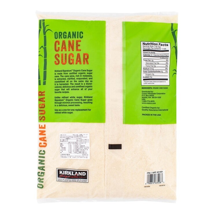 科克蘭 有機蔗糖 4.54公斤