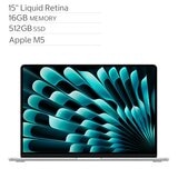 Apple MacBook Air 15吋 搭配 M5晶片 10核心CPU 10核心GPU 16GB 512GB SSD 銀色