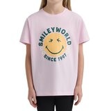 Smiley World 兒童上衣兩件組 粉/米白 M