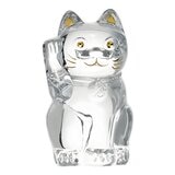 Baccarat 招財貓 水晶擺件