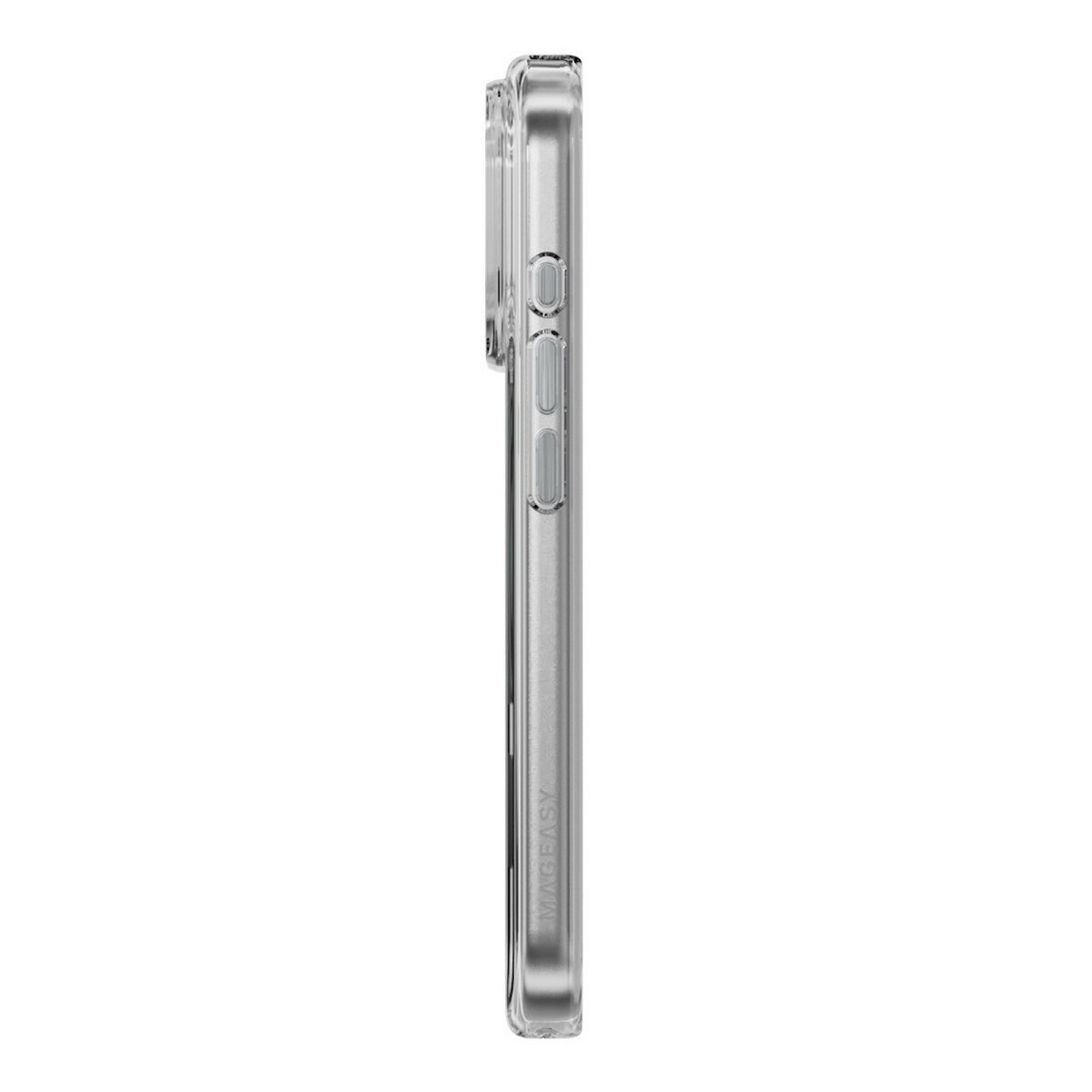 MAGEASY Bright M 不發黃軍規磁吸透明殼 iPhone 17 Pro(迷霧磁圈) + 鏡頭保護貼Lenz鈦合金(迷霧鈦) + Vetro 9H 鋼化玻璃保護膜