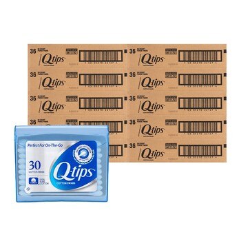 Q-Tips 棉花棒 20 箱 (每箱 36 盒 / 每盒 30支) Q-Tips 棉花棒 20 箱 (每箱 36 盒 / 每盒 30支)